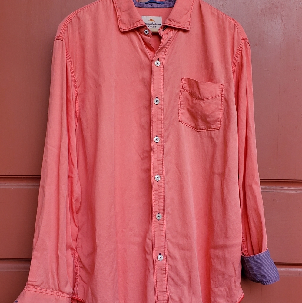 Tommy Bahama Island Style button down (L)